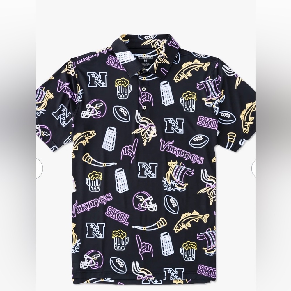 Chubbies Men’s Minnesota Vikings Polo